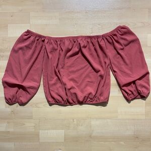 Love Culture Pink Off-Shoulder Top